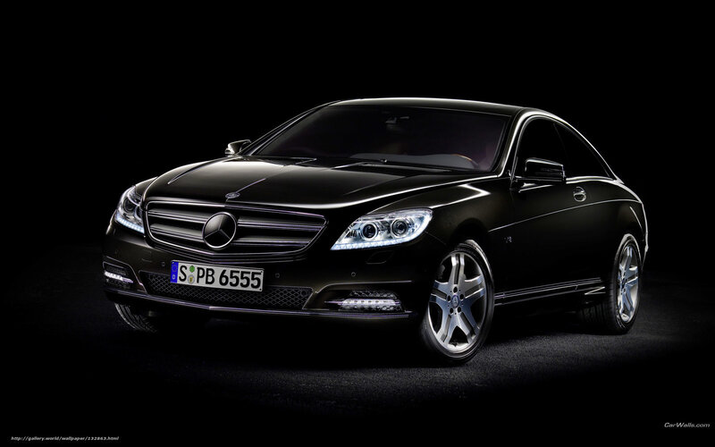 Black Mercedes-Benz CL-Class