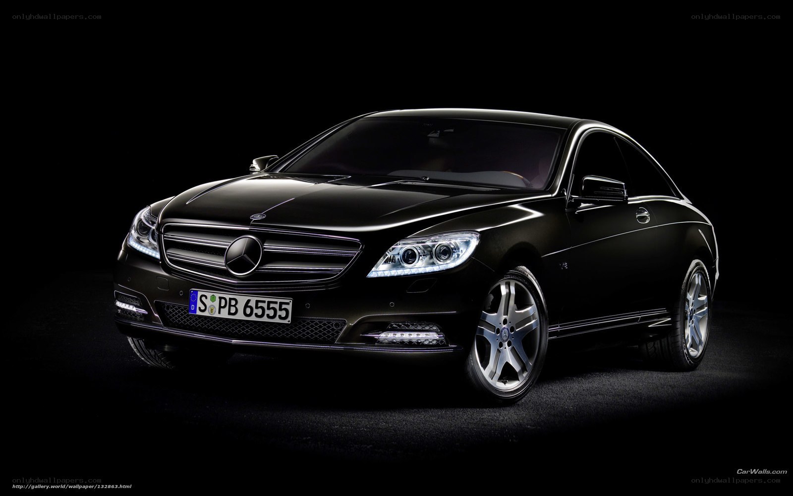 Black Mercedes-Benz CL-Class