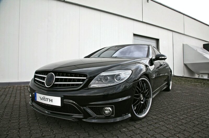 Black Mercedes-Benz CL55 AMG