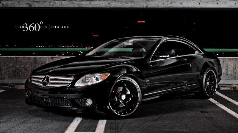 Black Mercedes-Benz CL600