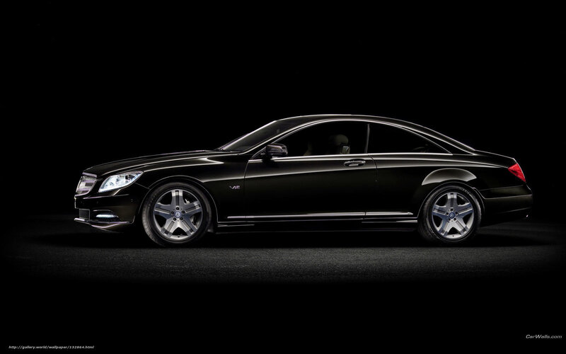 Black Mercedes-Benz CL600