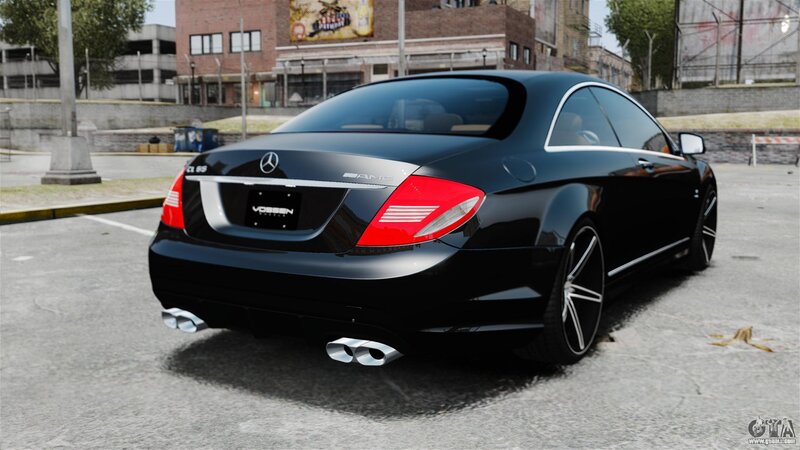 Black Mercedes-Benz CL63
