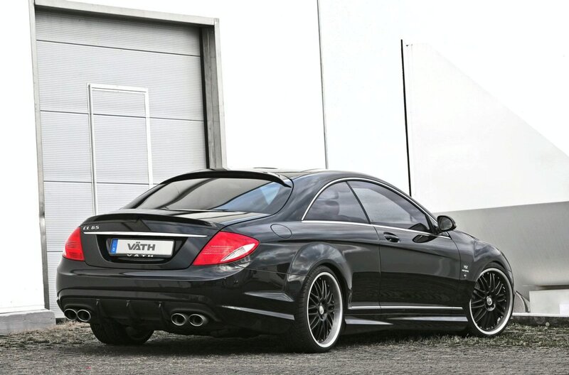 black mercedes-benz cl65 amg