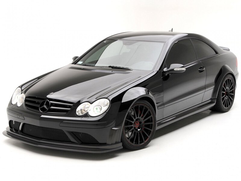Black Mercedes-Benz CLK DTM AMG