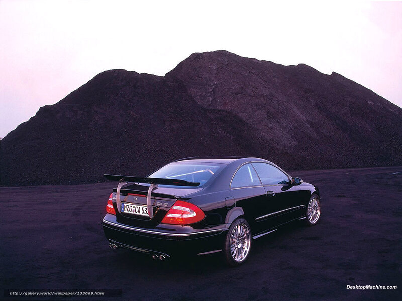Black Mercedes-Benz CLK DTM
