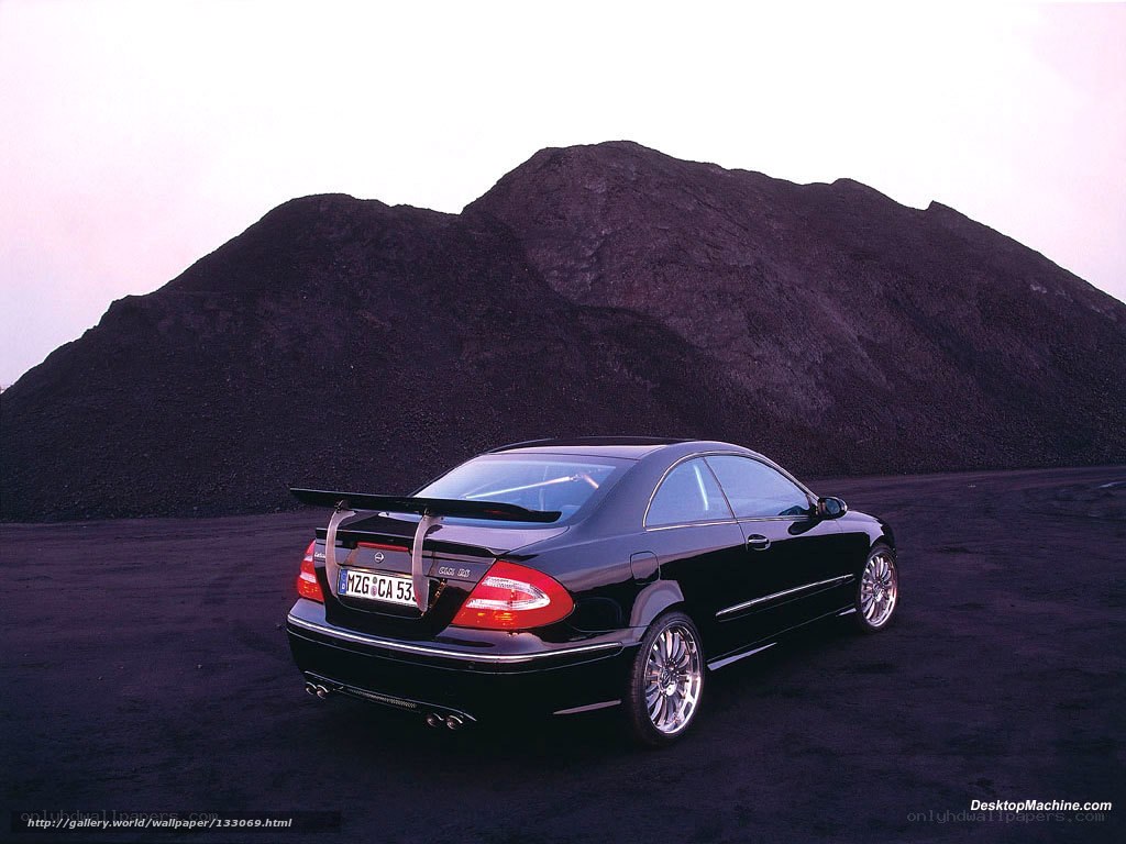 Black Mercedes-Benz CLK DTM