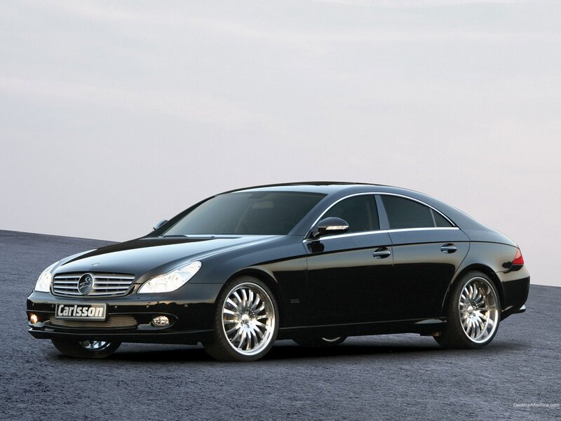Black Mercedes-Benz CLS-Class