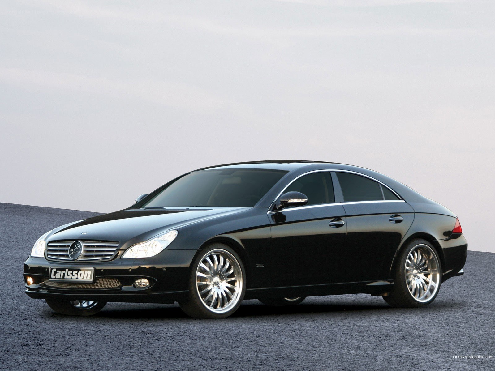 Black Mercedes-Benz CLS-Class