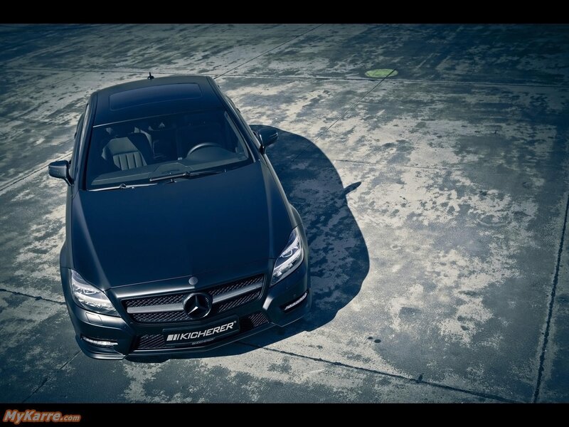 black mercedes-benz cls kicherer