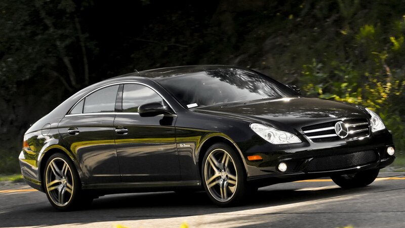 Black Mercedes-Benz CLS63 AMG