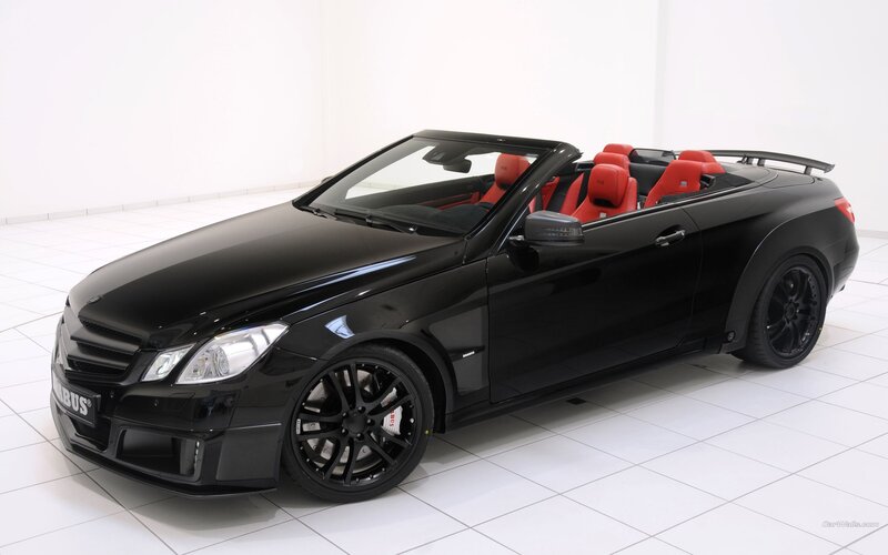 Black Mercedes-Benz convertible