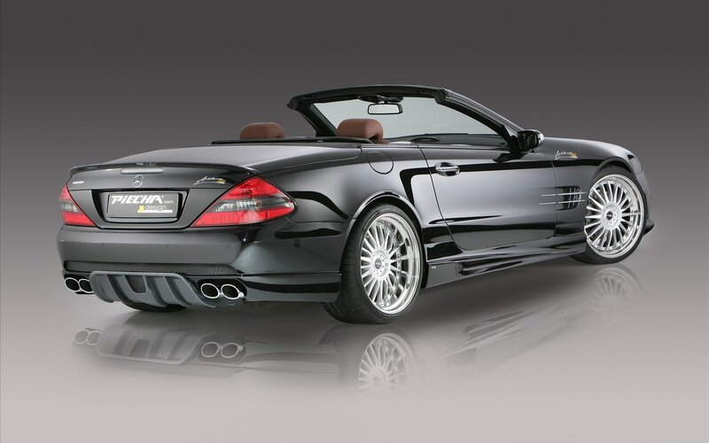 black mercedes-benz convertible