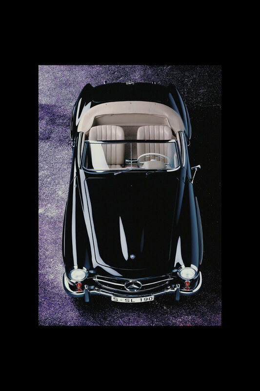 Black Mercedes-Benz convertible