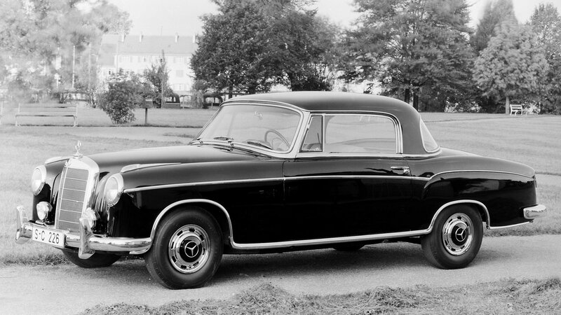 Black Mercedes-Benz coupe