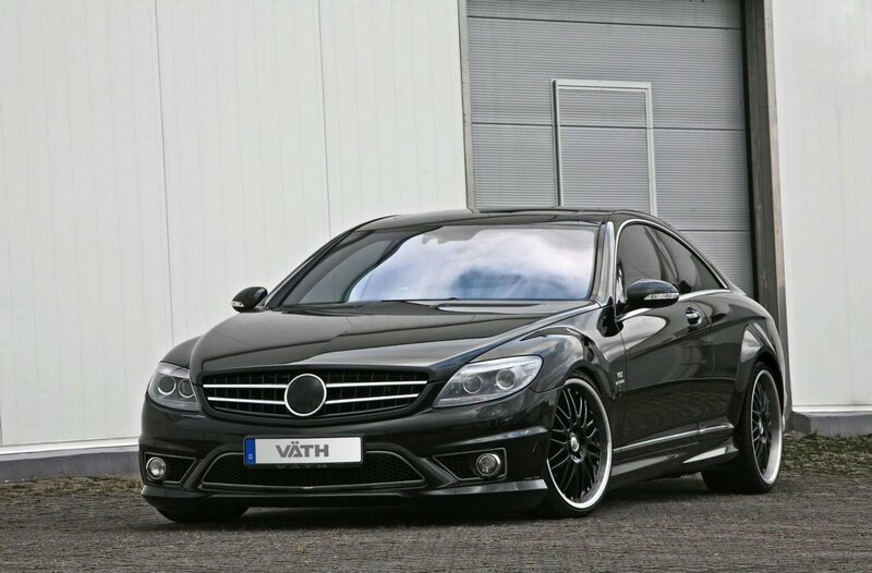 black mercedes-benz coupe