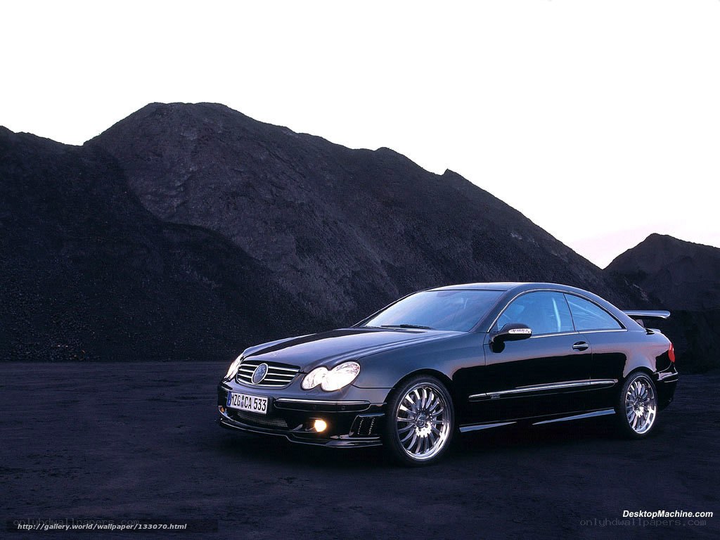 black mercedes-benz coupe