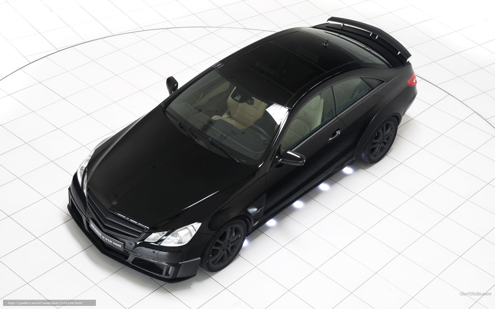 black mercedes-benz coupe