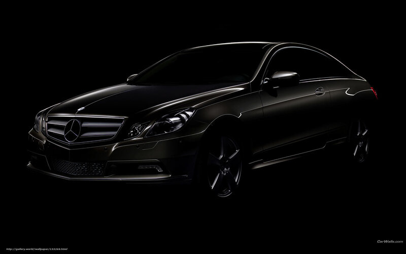 Black Mercedes-Benz Coupe