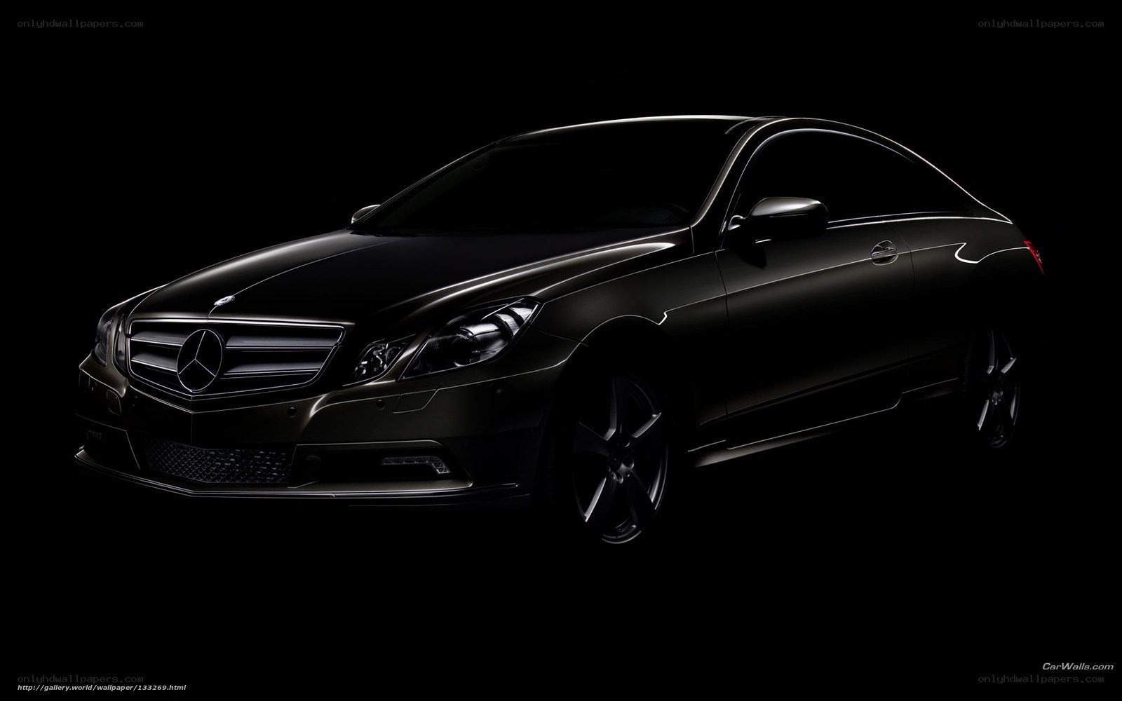 Black Mercedes-Benz Coupe
