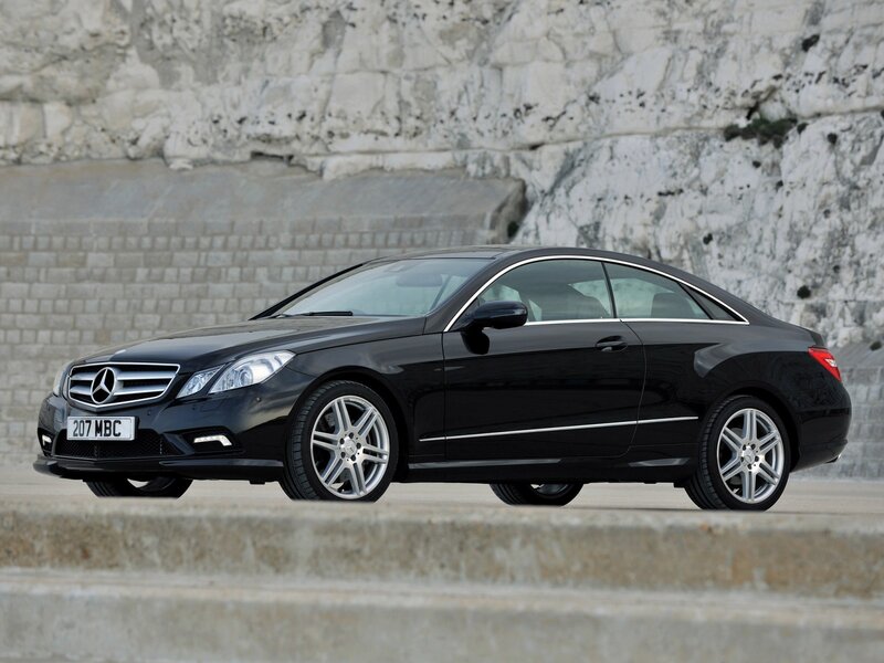 Black Mercedes-benz Coupe — Calm, Photograph, Car