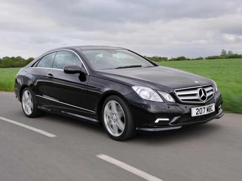 Black Mercedes-benz Coupe — Dynamic, Afternoon
