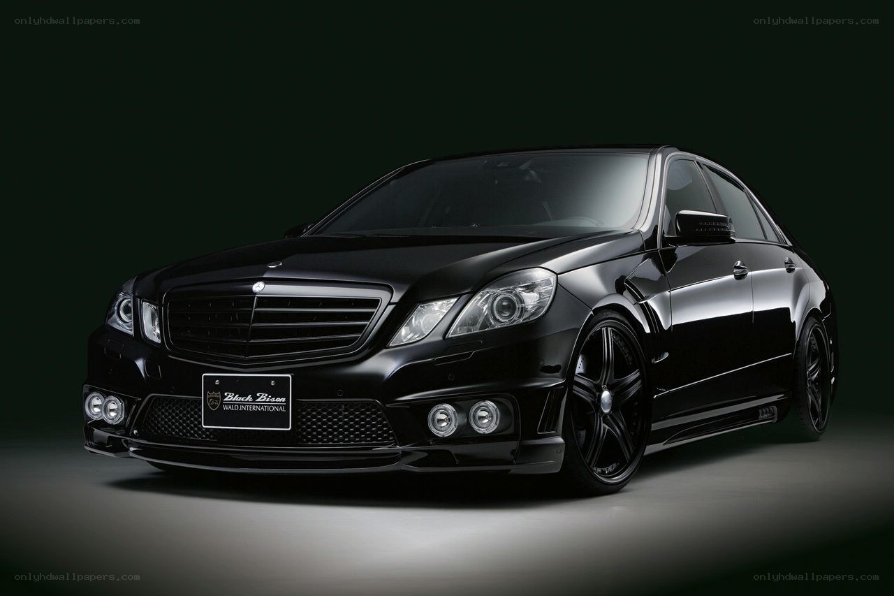 Black Mercedes-Benz E-Class