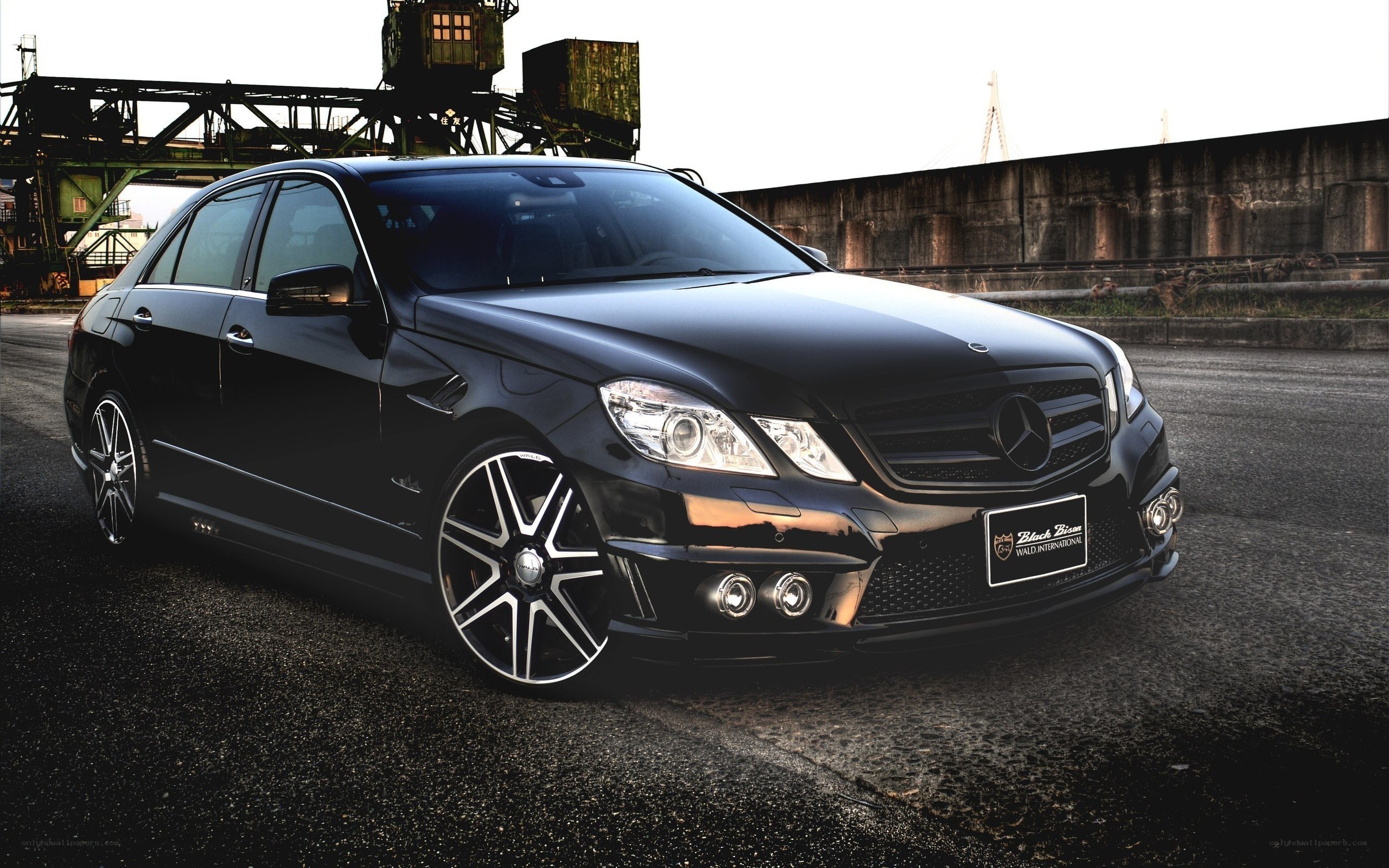 Black Mercedes-Benz E-Class