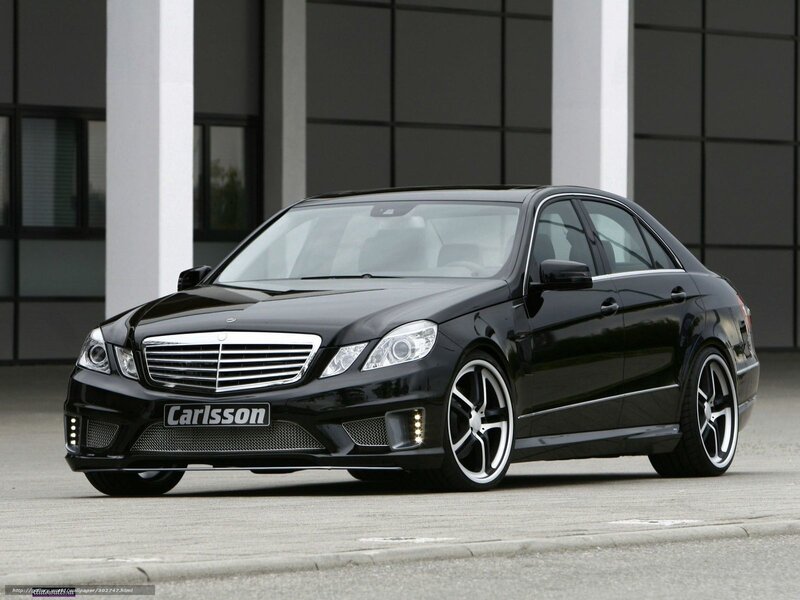 Black Mercedes-Benz E-Class by Carlsson
