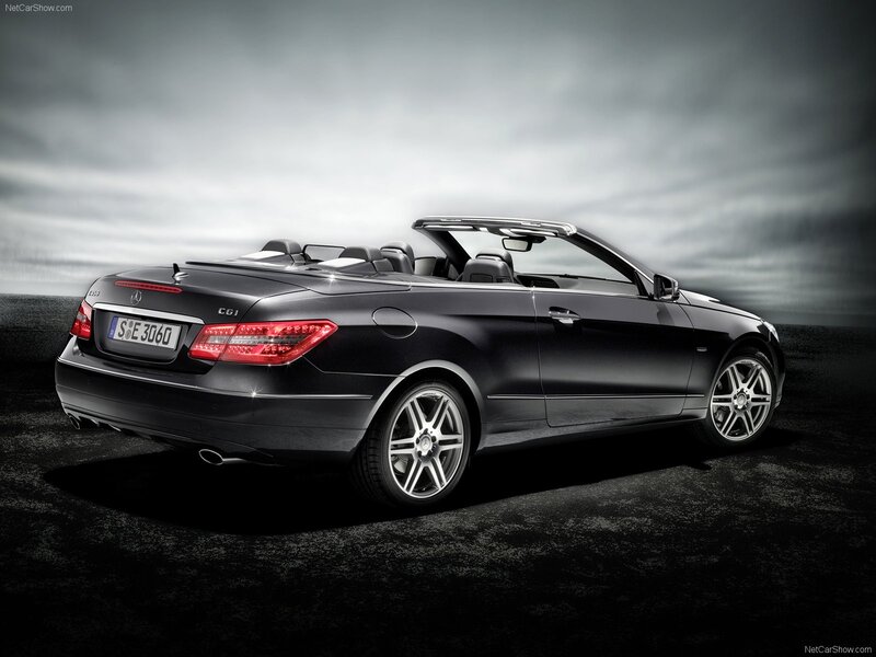 Black Mercedes-Benz E-Class Cabriolet