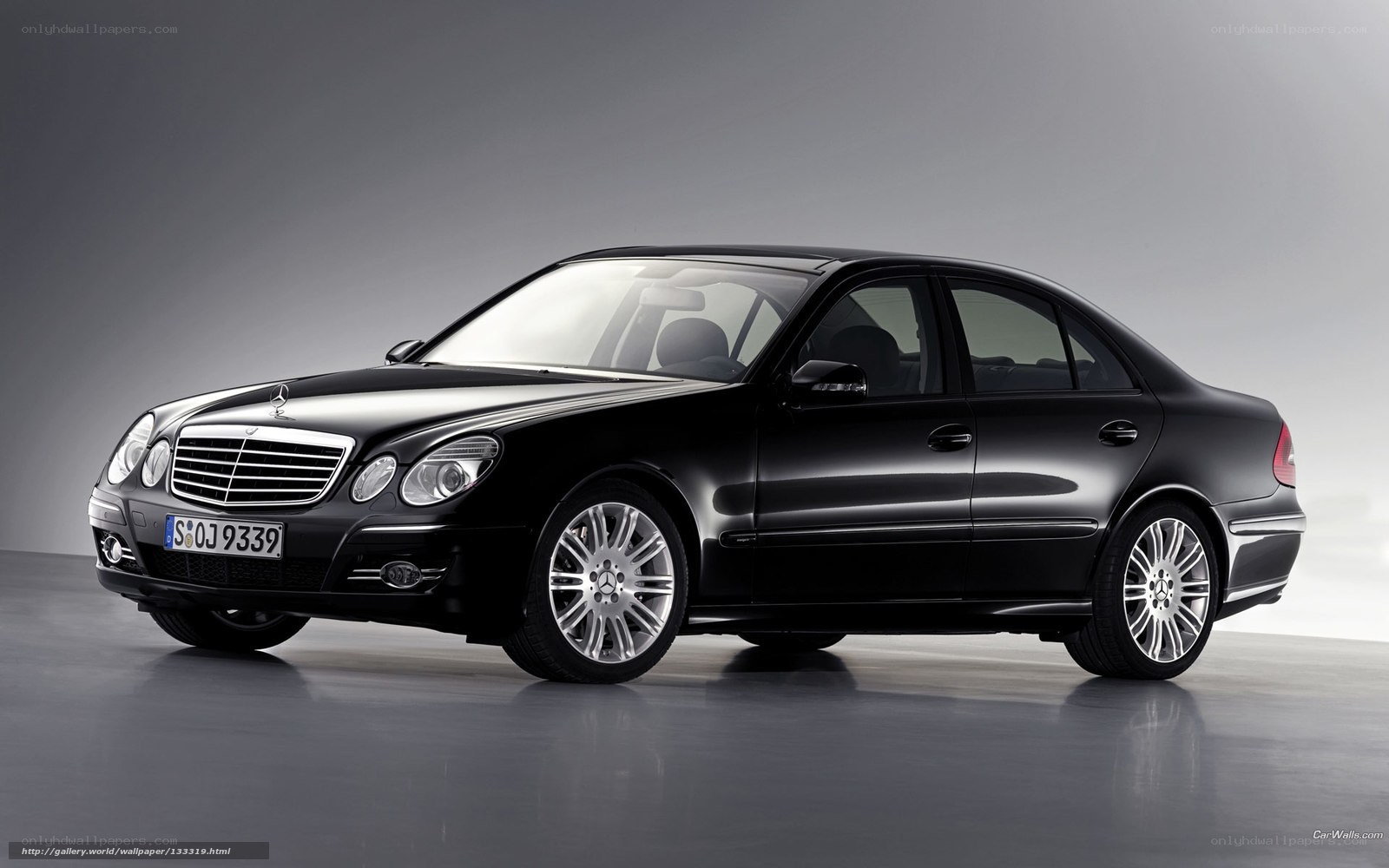 Black Mercedes-Benz E-Class