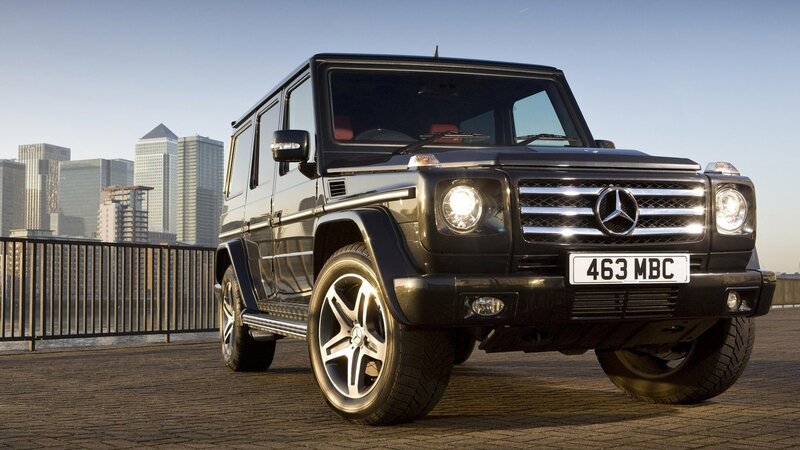 Black Mercedes-benz G-class — Dramatic, Afternoon, Photograph
