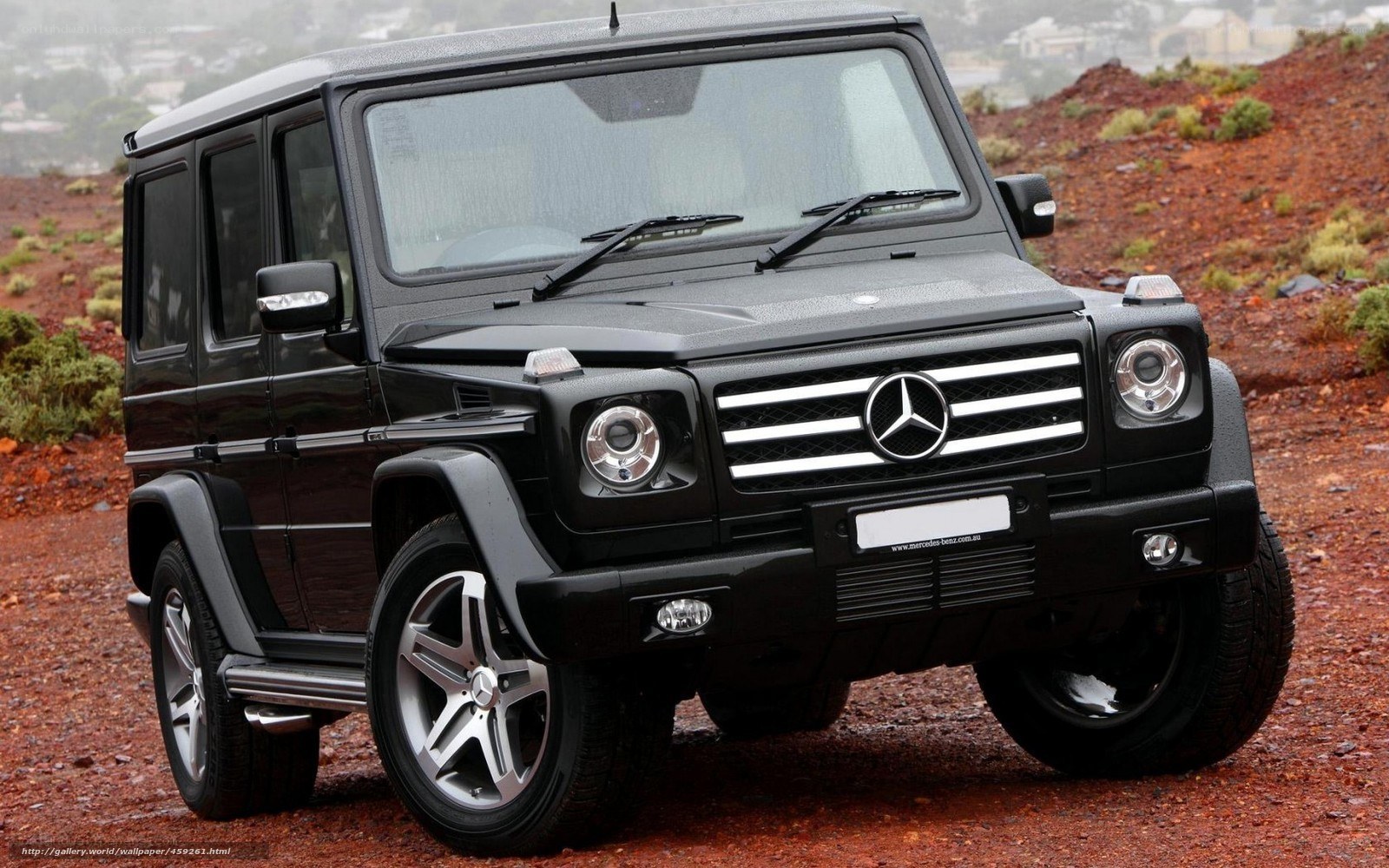 Black Mercedes-Benz G-Class SUV