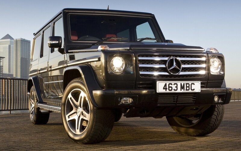 Black Mercedes-Benz G-Wagen