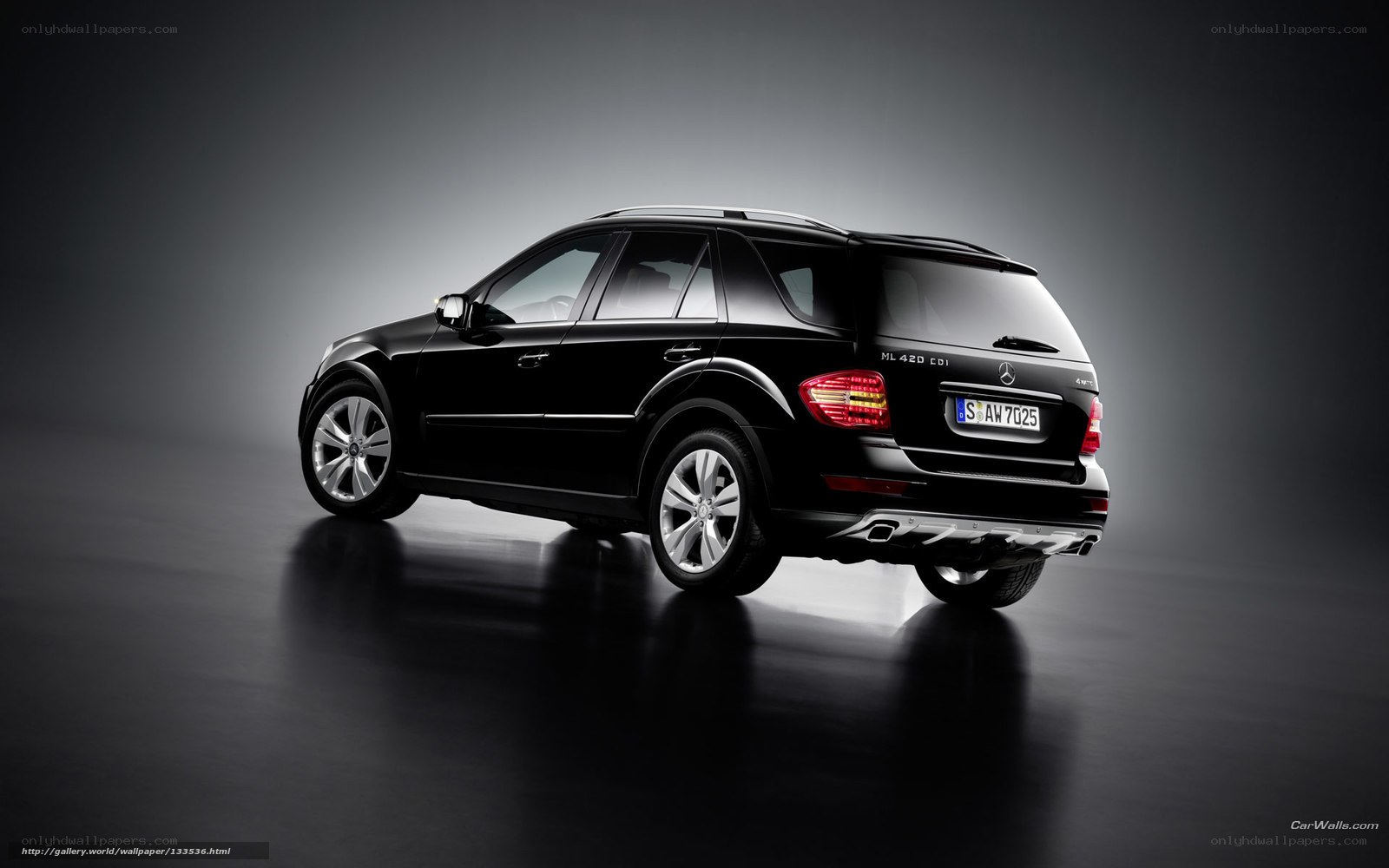 black mercedes-benz ml 420 cdI