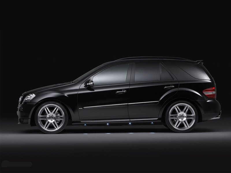 black mercedes-benz ml63 amg