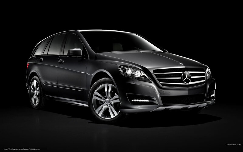 Black Mercedes-Benz R-Class