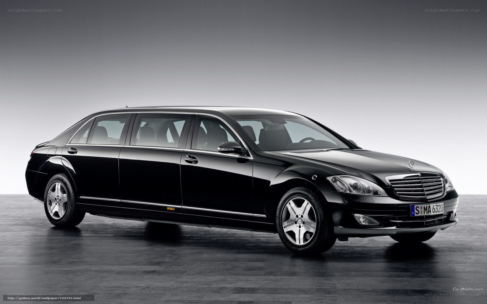 Black Mercedes-Benz S-Class Limousine