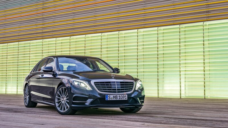 Black Mercedes-Benz S-Class sedan