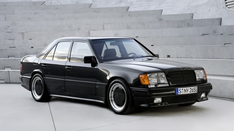 Black Mercedes-Benz sedan