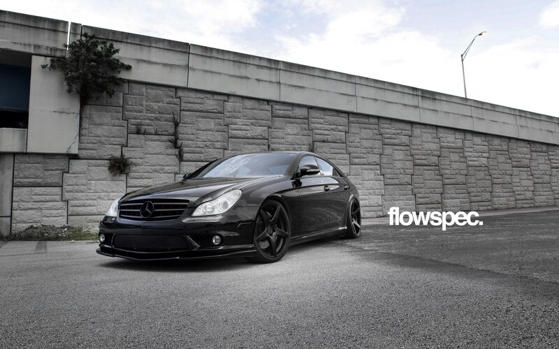 Black Mercedes-benz Sedan — Dramatic, Afternoon, Photograph, Car, Wall