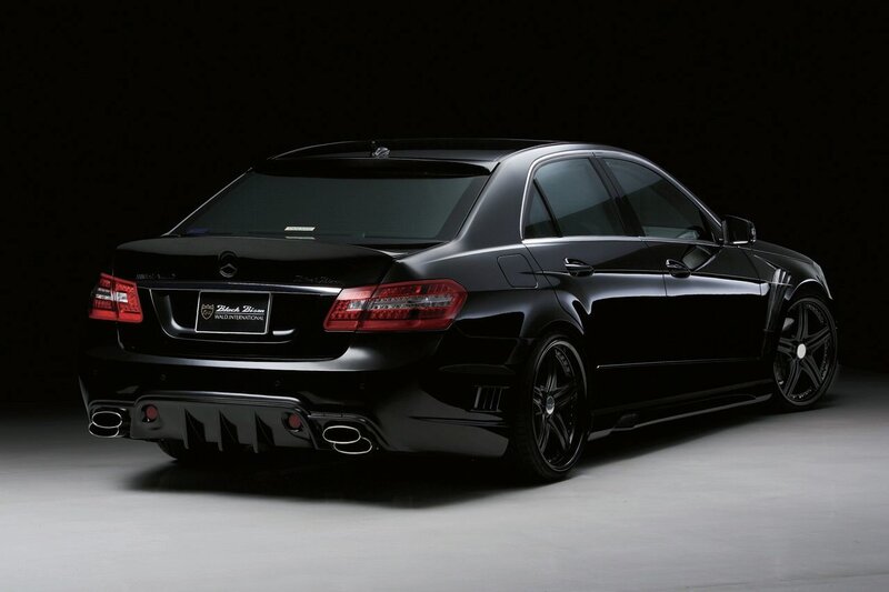 Black Mercedes-benz Sedan — Dramatic, Photograph, Car, Exhaust Pipes