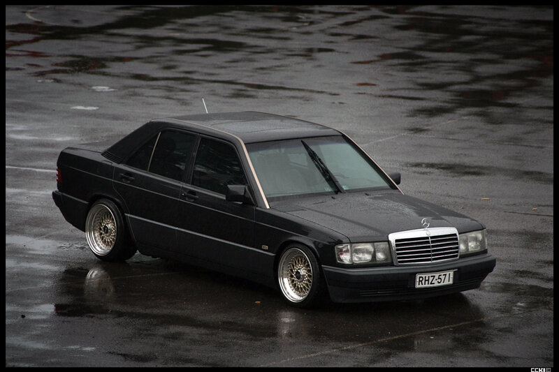 Black Mercedes-benz Sedan — Dramatic