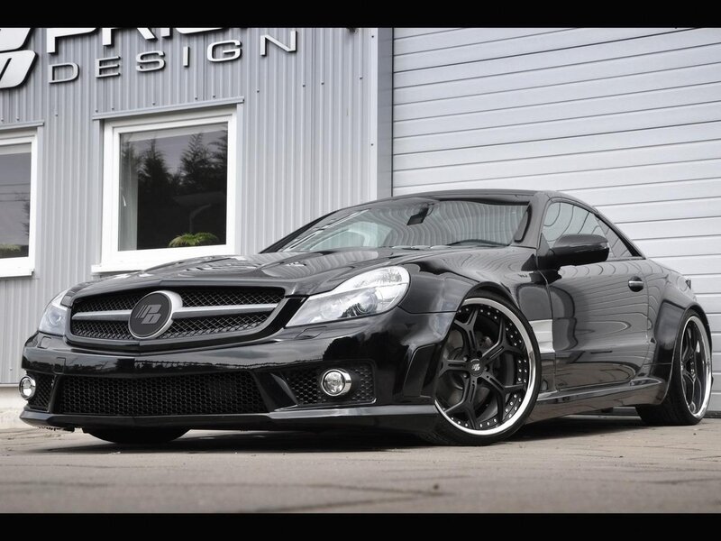 Black Mercedes-benz Sl55 — Dramatic