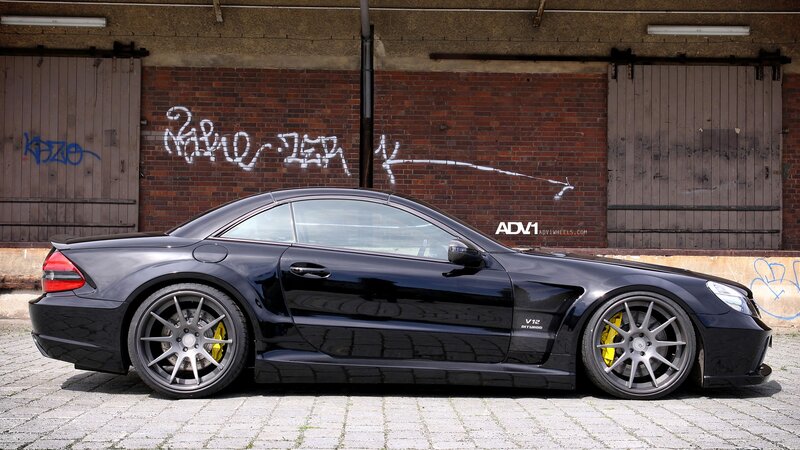 black mercedes-benz sl63 amg