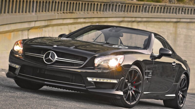 Black Mercedes-benz Sl63