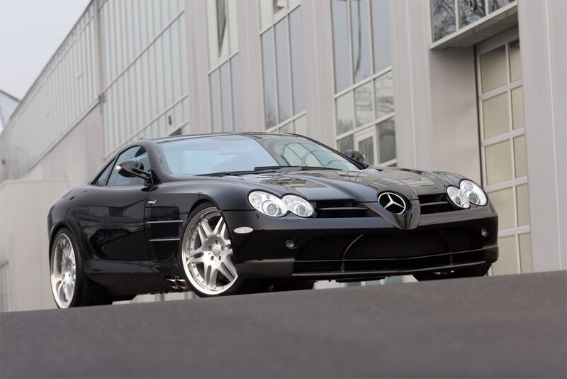 Black Mercedes-benz Slr — Calm, Photograph, Car, Building, Windows