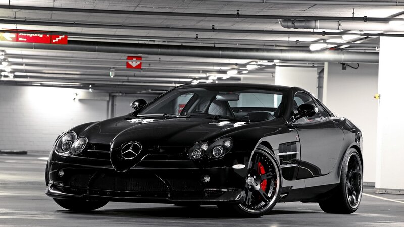 Black Mercedes-benz Slr — Car