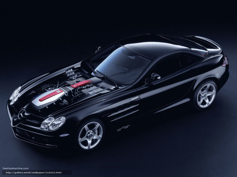Black Mercedes-benz Slr — Dramatic, Photograph