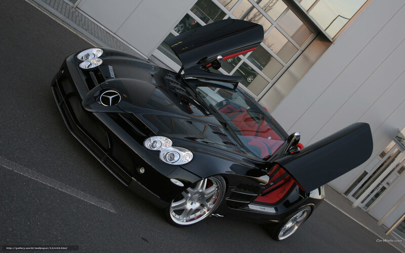 Black Mercedes-benz Slr — Dramatic