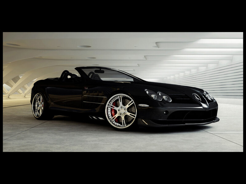 Black Mercedes-benz Slr — Modern
